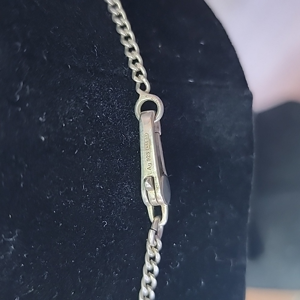 Gucci Ghost Sterling Silver Chain Double Sided Pendant Necklace - Picture 6 of 6